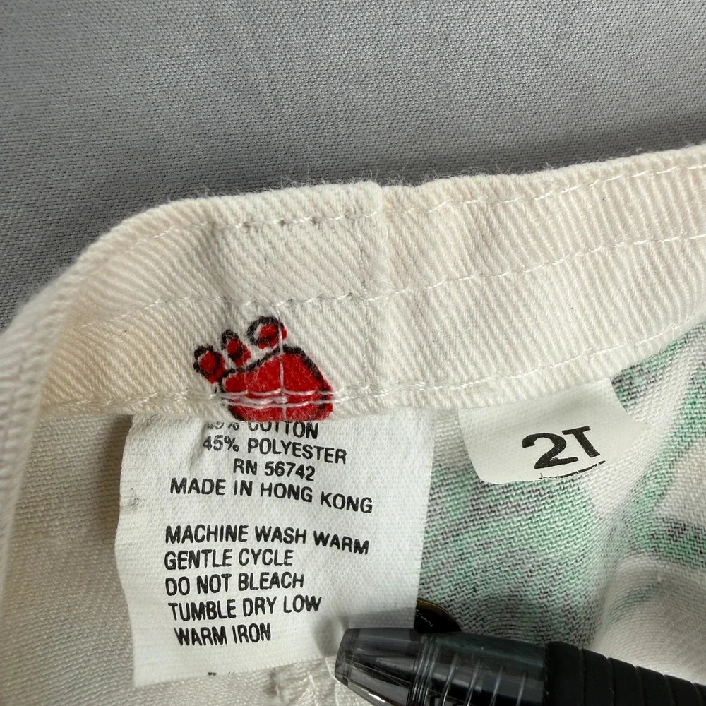 Vintage Toddler Boy Lot 12M Disney Mickey Mouse Hoodie Overalls Acid Wash Jeans